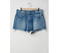 wrangler shorts / bermudas femme de couleur bleu W30