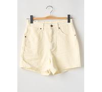 wrangler shorts / bermudas femme de couleur jaune W27