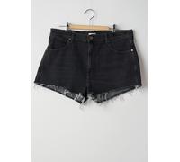 wrangler shorts / bermudas femme de couleur noir