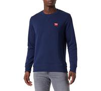 Wrangler Sign Off Crew Maillot de survêtement, Navy, Medium pour des Hommes