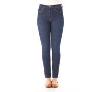 Wrangler SKINNYNIGHT BLUE Jean taille haute pour femme, 66 cm de tour de taille, 81 cm de long