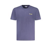 Wrangler - Small Logo Tee - Homme - Tops - Bleu - Taille: 2XL