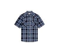 Wrangler SS Western Shirt, Flamant Rose Indigo, M Hommes