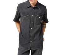Wrangler SS Western Shirt, Noir enchanté, M Hommes