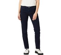 Wrangler Straight Jeans Femme, Bleu Foncé, 28W / 32L
