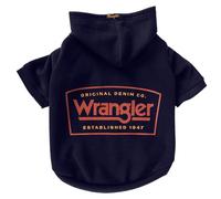 Wrangler Sweat à capuche pour chien Logo Est. Noir XS