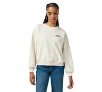 Wrangler Sweat Oversize Vintage Blanc Femme Fille