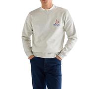 Wrangler Sweat-Shirt à col Rond brodé pour Homme, Avoine, S