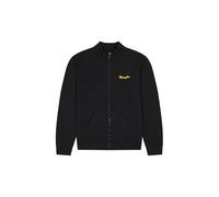Wrangler Sweat-Shirt à col Rond zippé pour Homme, Noir, S