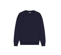 WRANGLER Sweat-shirt 'Sign Off Crew' bleu marine, Taille M-L