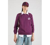 WRANGLER Sweat-shirt violet foncé / blanc, Taille XS