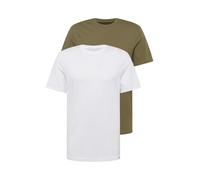 WRANGLER T-Shirt '2 PACK TEE' olive / blanc, Taille XXL