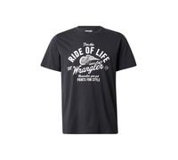 Wrangler Americana Tee T-Shirt, Faded Black, L Hommes