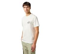 Wrangler Small Graphic Tee T-Shirt, Blanc Vintage, S Hommes