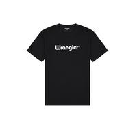 Wrangler Logo Tee T-Shirt, Noir, L Homme