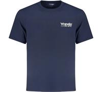 WRANGLER T-shirt manches courtes pour hommes BLEU : Couleur - Bleu, Taille - 2XL Taille : 2XL Couleur : Bleu