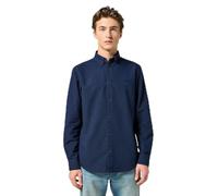 Wrangler T- Shirt Oxford, Bleu Marine, XXL Hommes