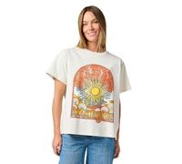 Wrangler T-Shirt pour Femme, Blanc Vintage, M