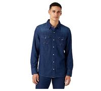 Wrangler T-shirt pour homme, Gris pierre foncé, S