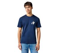 Wrangler T-Shirt pour Homme Small Graphic, Bleu Marine, XL