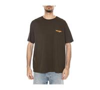 Wrangler - T-shirt Vintage - Homme - Tops - Brun - Taille: L