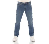 Wrangler Texas Jean pour Homme Coupe Slim Fit en Coton Stretch, Bleu, Noir - Blue Sky (W12SHN31X) - 34W / 36L