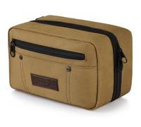 Wrangler Trousse de toilette pour homme, trousse de rasage de voyage, trousse technique en tissu Oxford, organisateur de salle de bain, cadeaux pour hommes