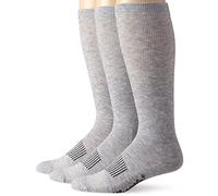 Wrangler Ultra Dri Lot de 3 paires de chaussettes western sans couture pour homme, gris, Shoe Size: 9-13