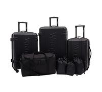 Wrangler Venture Ensemble de Bagages et de Voyage, Noir, 7-Piece Set