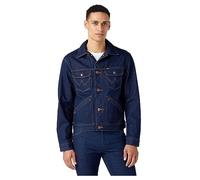 Wrangler 124mj Denim Jacket Bleu L Homme