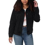 Wrangler Veste en jean Memory Maker pour femme Coupe décontractée, charbon, Large