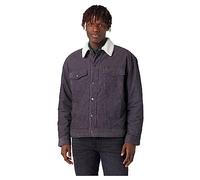 Wrangler Veste Sherpa Antifit pour homme, Faded Black., L