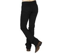 Wrangler Western Mid Rise Stretch Boot Cut Jean, Noir, 3W x 34L Femme