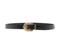 Wrangler Western Sun Belt Ceinture, Noir, 80 cm Femmes