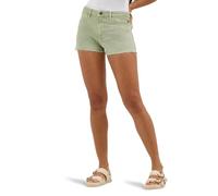 Wrangler Women's Mid-Rise Vintage Denim Short Jean, Eucalyptus, 38 Femme