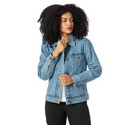 Wrangler Women's Relaxed Fit Memory Maker Jean Jacket, Basin, X-Large