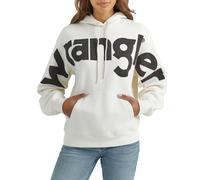 Wrangler Women's Retro Hoodie Sweatshirt, White, Large