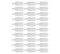 Wrap-It Storage Lot de 30 étiquettes de câble - Moyennes - Blanc - Étiquettes d'écriture sur cordon pour la gestion des câbles et l'organisateur pour appareils électroniques, ordinateurs et plus