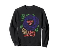 Wrap Up Stay Warm Écharpe Lanterne Feuilles Sweatshirt