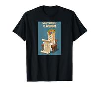 Wrap Yourself in Wisdom Drôle Burrito Witty Foodie Cool Art T-Shirt