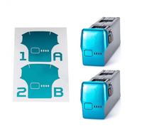 WRAPGRADE Film Autocollant Compatible avec DJI Avata 2 Deux Batteries (Caribbean Blue)