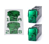 WRAPGRADE Film Autocollant Compatible avec DJI Avata 2 Deux Batteries (Emerald Skull)