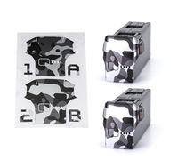 WRAPGRADE Film Autocollant Compatible avec DJI Avata 2 Deux Batteries (Grayish Camo)