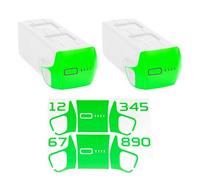 WRAPGRADE Film Autocollant Compatible avec DJI Mavic 4 Pro Deux Batteries (Neon Green)