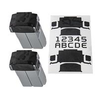 WRAPGRADE Film Autocollant Compatible avec DJI Mini 5 Pro Deux Batteries (Black Bumpy Camo)