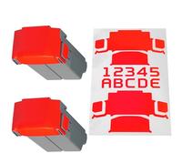 WRAPGRADE Film Autocollant Compatible avec DJI Mini 5 Pro Deux Batteries (Neon Orange)