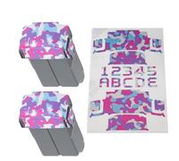 WRAPGRADE Film Autocollant Compatible avec DJI Mini 5 Pro Deux Batteries (Unicorn Camo)