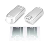 WRAPGRADE Film Autocollant Compatible avec DJI Neo Deux Batteries (Airforce Silver)