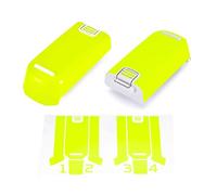 WRAPGRADE Film Autocollant Compatible avec DJI Neo Deux Batteries (Neon Yellow)