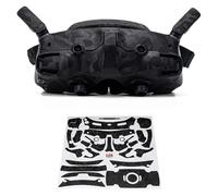WRAPGRADE Film Autocollant pour DJI Goggles 3 (Black Bumpy Camo)